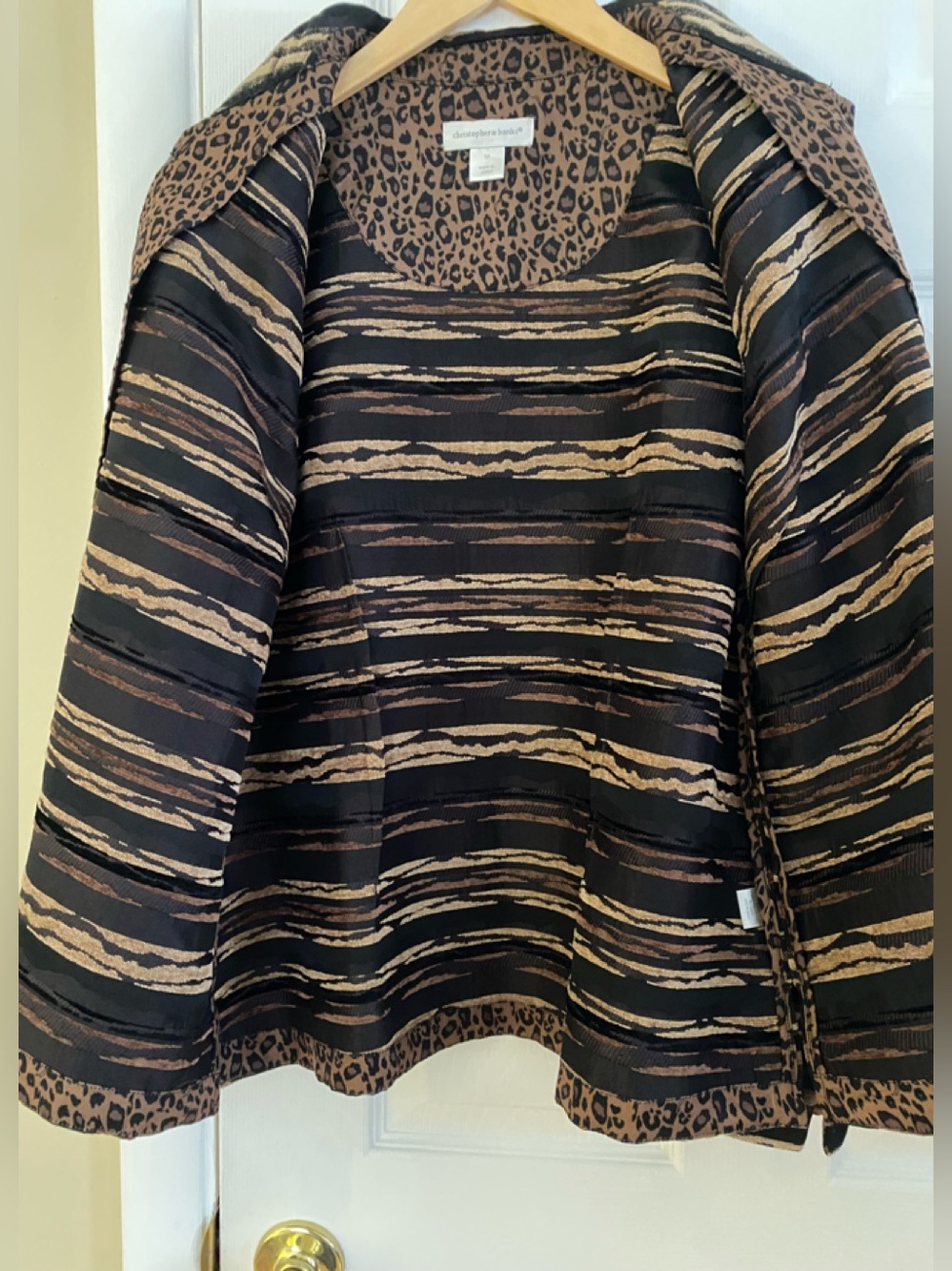 Christopher & Banks Jacket (M) with JM Blouse (L) - Picture 11 of 14